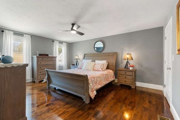 Bedroom, Interior, Wood Texture Flooring