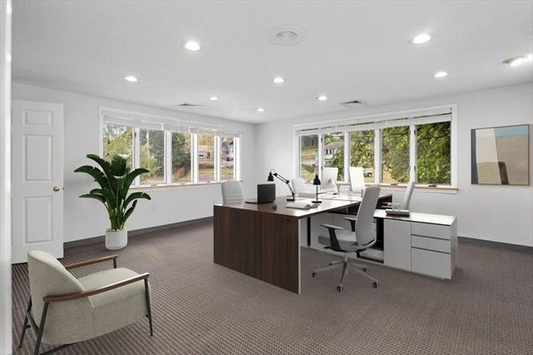 Home Office, Interior, Recessed Lighting