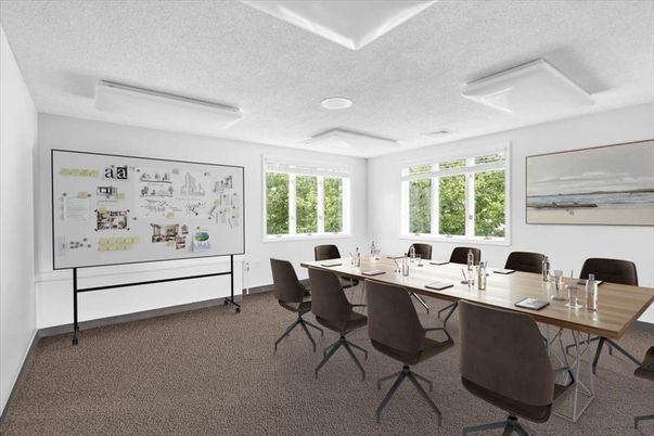 Home Office, Interior, Recessed Lighting
