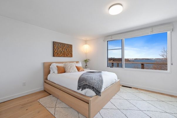 Bedroom, Interior, Water, Wood Texture Flooring