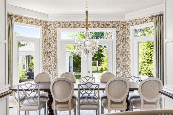 Chandelier, Dining room, Interior