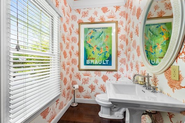 Bathroom, Interior, Wood Texture Flooring