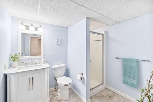 Bathroom, Glass Shower, Interior