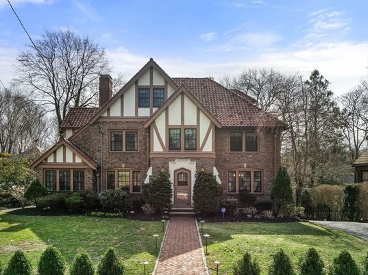Exterior, Facade, Brick Facade, Tudor Revival
