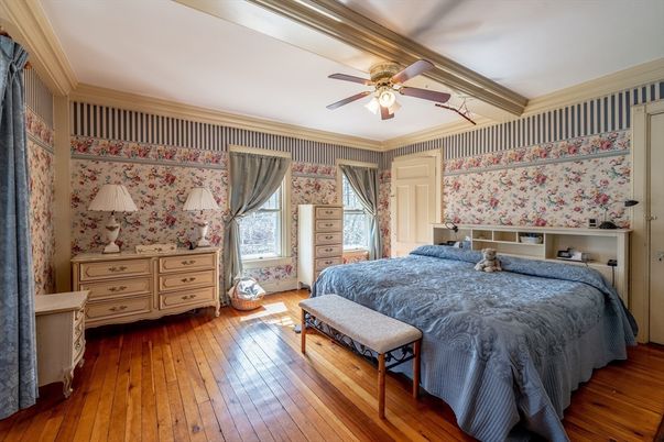 Bedroom, Interior, Wood Texture Flooring