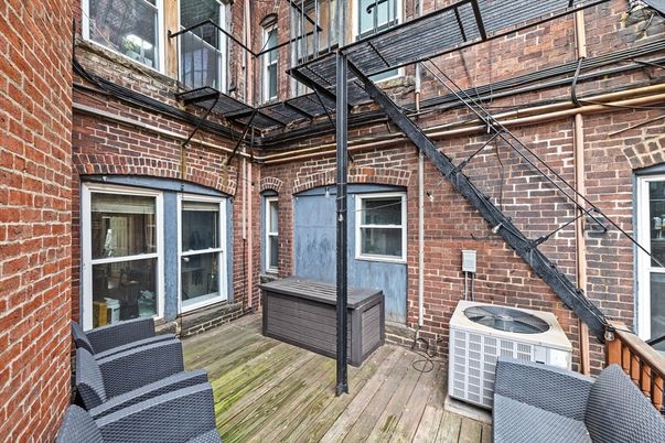 Exterior, Wood Texture Flooring
