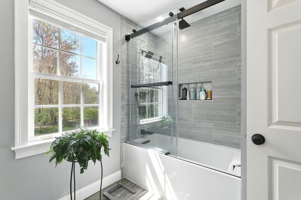 Bathroom, Glass Shower, Interior