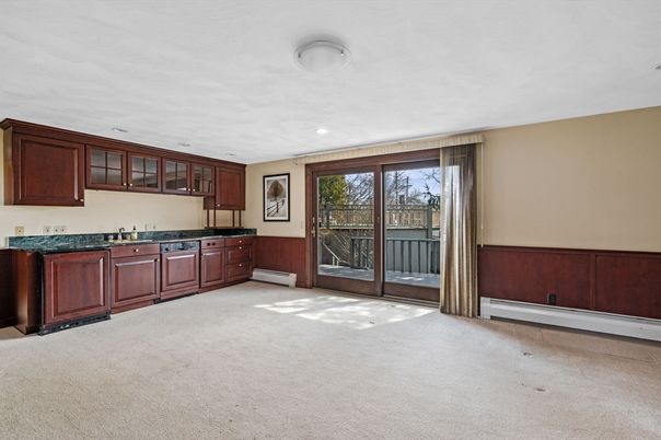 Empty room, Interior, Kitchen, Recessed Lighting