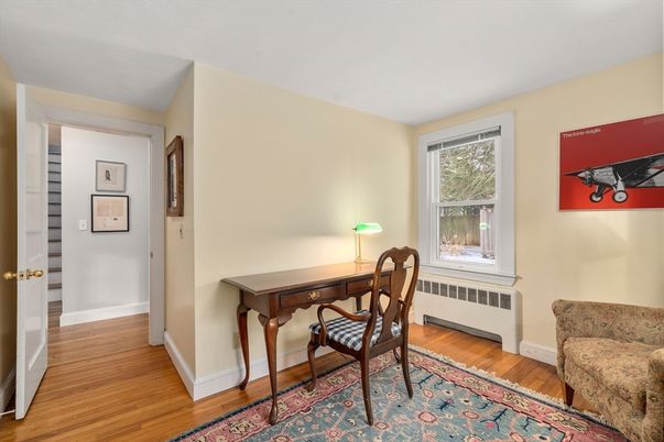Home Office, Interior, Wood Texture Flooring