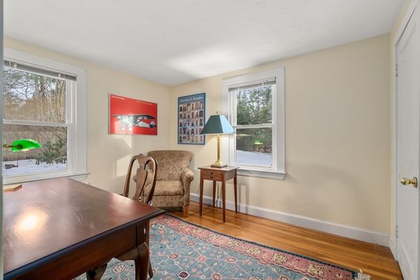 Home Office, Interior, Wood Texture Flooring