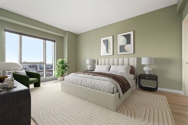 Bedroom, Interior, Wood Texture Flooring