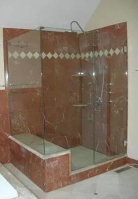 Bathroom, Glass Shower, Interior