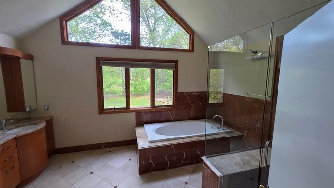 Bathroom, Glass Shower, Interior