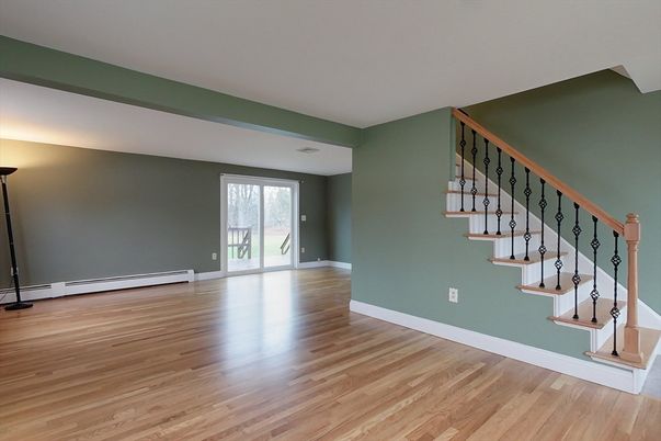 Empty room, Interior, Wood Texture Flooring