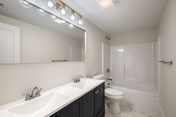 Bathroom, Dual Sink Vanities, Interior, Marble