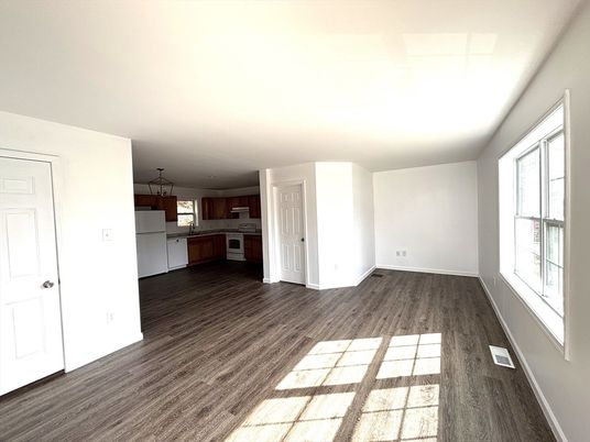 Empty room, Interior, Kitchen, Wood Texture Flooring