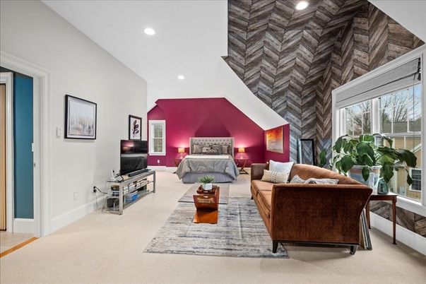 Interior, Living room, Recessed Lighting