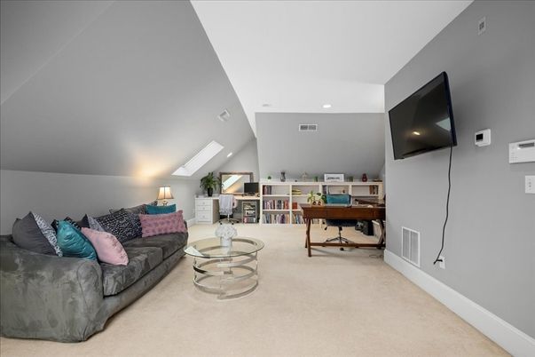 Home Office, Interior, Living room, Recessed Lighting