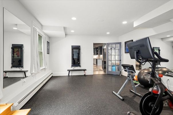 Fitness Equipment, Interior, Recessed Lighting