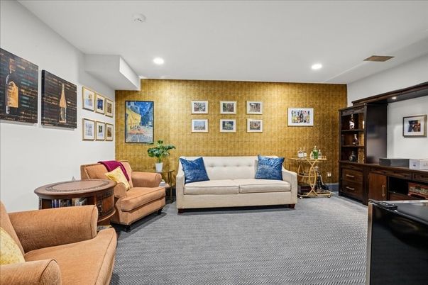 Interior, Living room, Recessed Lighting