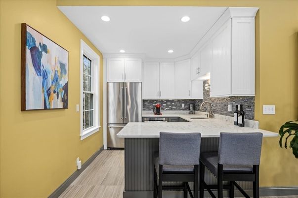 Interior, Kitchen, Recessed Lighting, Stainless Steel Appliances