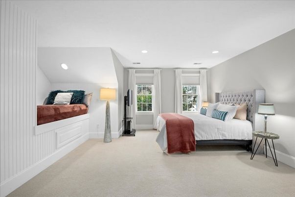 Bedroom, Interior, Recessed Lighting