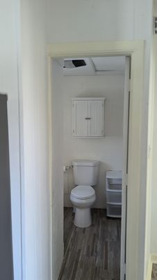 Bathroom, Interior, Wood Texture Flooring
