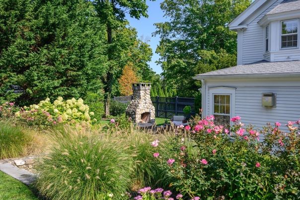 Backyard, Exterior, Fireplace