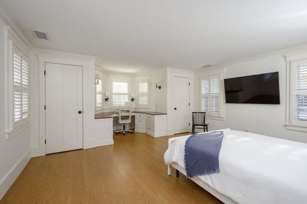 Bedroom, Home Office, Interior, Wood Texture Flooring