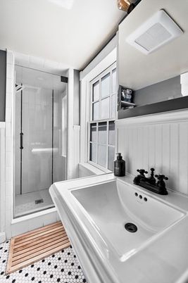 Bathroom, Glass Shower, Interior