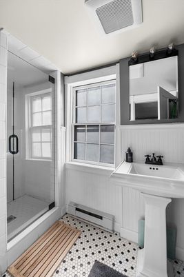 Bathroom, Glass Shower, Interior
