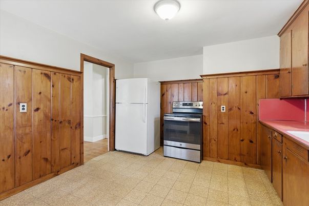Interior, Kitchen, Wooden Walls