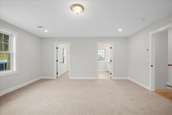 Empty room, Interior, Recessed Lighting