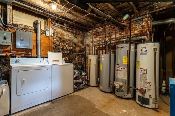 Interior, Stone Walls, Utility Closets, Washer