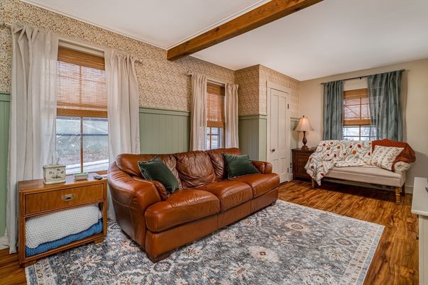 Interior, Living room, Wooden Beams, Wood Texture Flooring