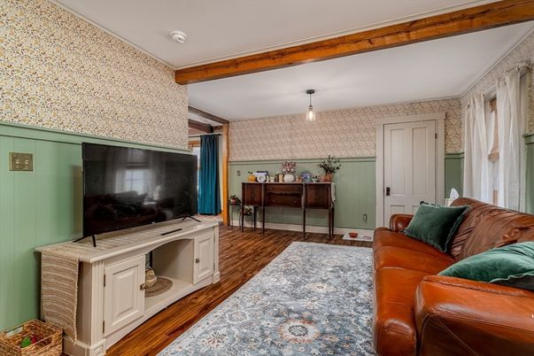 Interior, Living room, Wooden Beams, Wood Texture Flooring