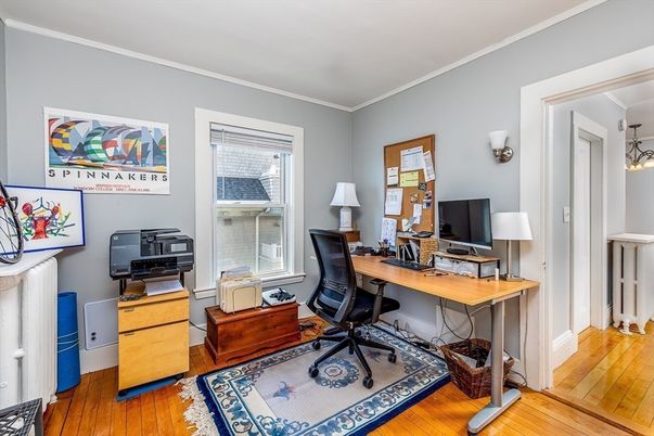Home Office, Interior, Wood Texture Flooring