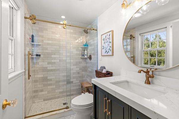Bathroom, Glass Shower, Interior