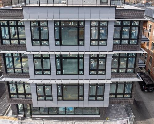 Exterior, Facade, Condo Building