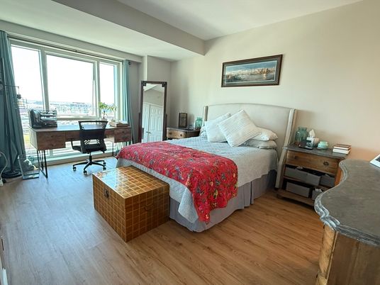 Bedroom, Home Office, Interior, Wood Texture Flooring