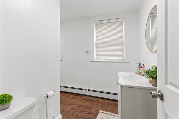 Bathroom, Interior, Wood Texture Flooring