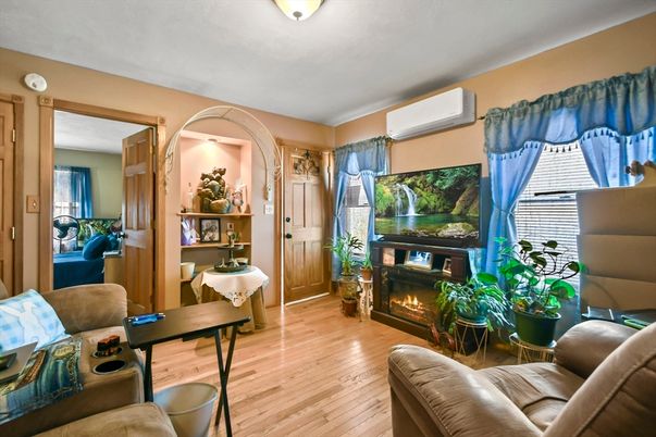 Fireplace, Interior, Living room, Wood Texture Flooring