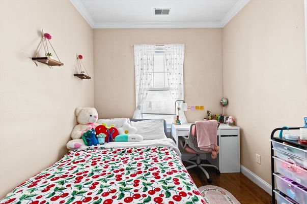 Bedroom, Home Office, Interior, Wood Texture Flooring