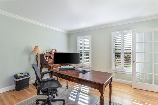 Home Office, Interior, Wood Texture Flooring