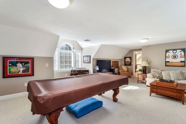 Billiard Table, Game Room, Interior