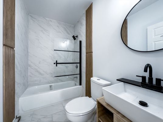 Bathroom, Glass Shower, Interior, Marble, Marble Walls