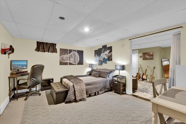Bedroom, Home Office, Interior, Recessed Lighting