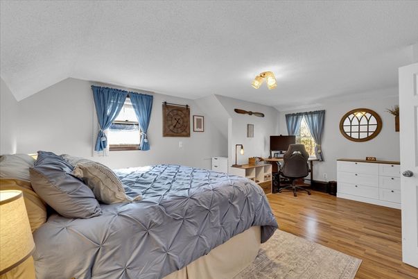 Bedroom, Home Office, Interior, Wood Texture Flooring