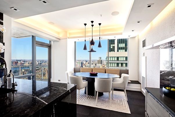 Dining room, Interior, Pendant Lights, Recessed Lighting