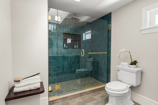 Bathroom, Glass Shower, Interior